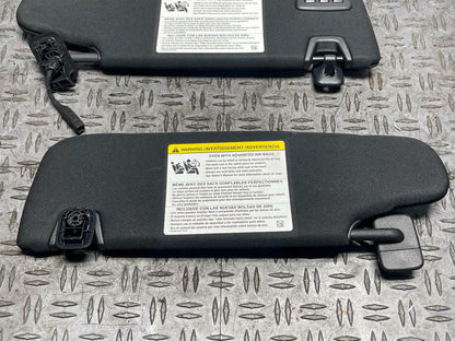 2018-23 Ford Mustang Mach One Coupe HomeLink Sunvisor Pair- Black 299