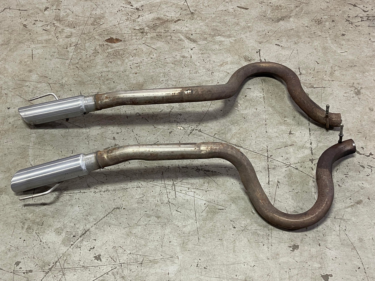 1999-04 Ford Mustang GT TailPipes w/ Tips- FOR SOLID REAR AXLE 298