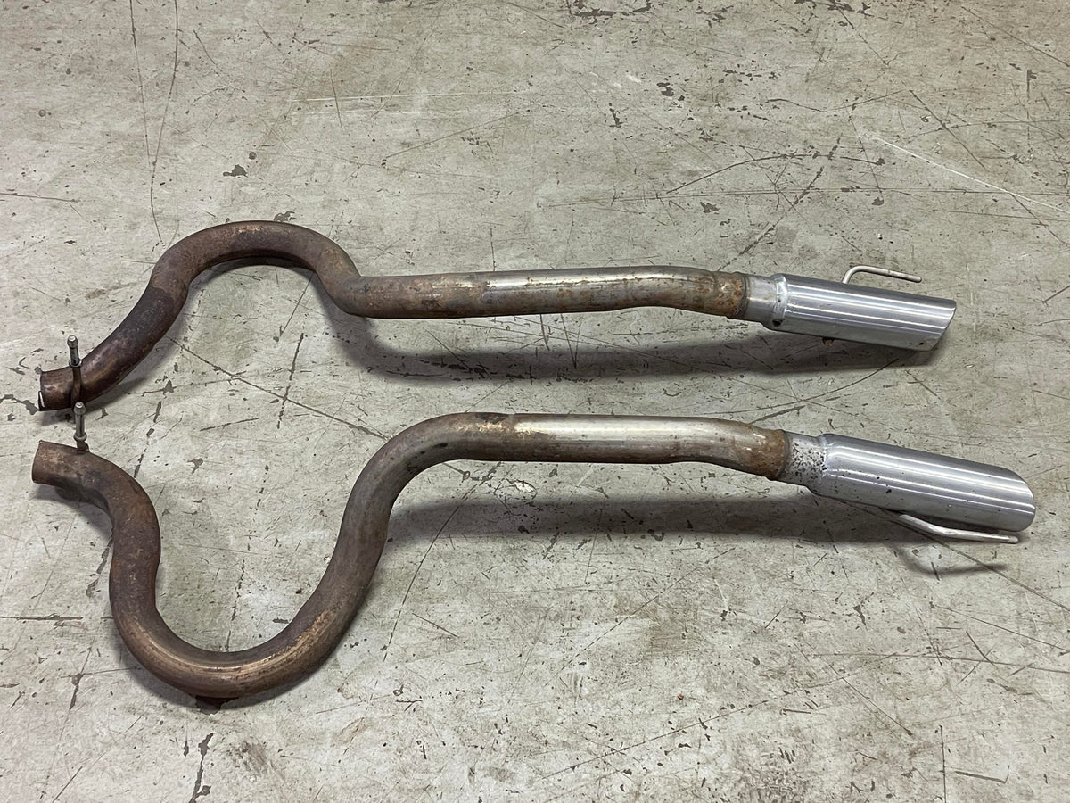 1999-04 Ford Mustang GT TailPipes w/ Tips- FOR SOLID REAR AXLE 298