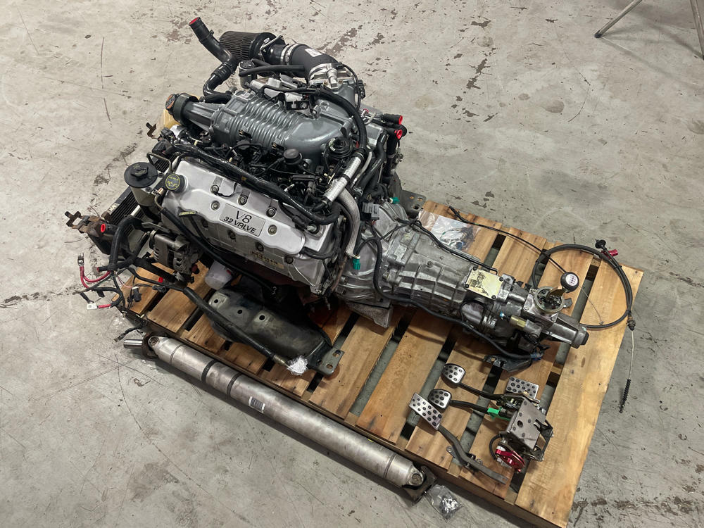 2003 Ford Mustang SVT Cobra Supercharged 4.6 DOHC Engine Tremec T56 Trans 36k