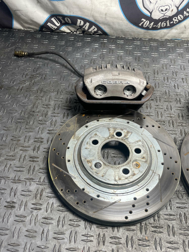 2003-04 Ford Mustang SVT Cobra Brake Calipers & Rotors 305