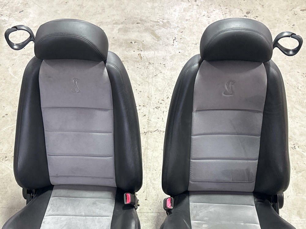 2003-04 Ford Mustang SVT Cobra Medium Graphite Insert Seats MINT 13k Miles 308