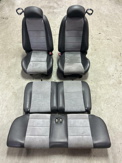 2003-04 Ford Mustang SVT Cobra Medium Graphite Insert Seats MINT 13k Miles 308