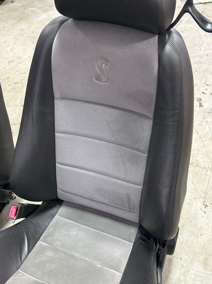 2003-04 Ford Mustang SVT Cobra Medium Graphite Insert Seats MINT 13k Miles 308