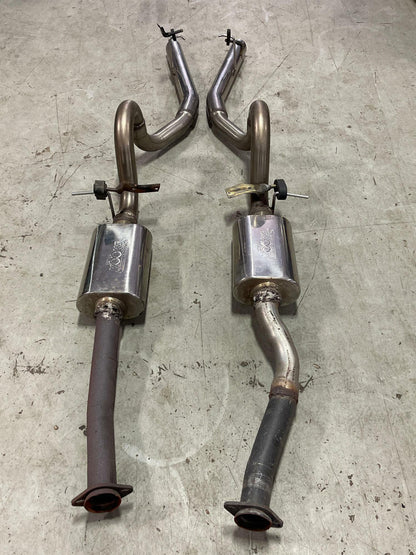 1979-93 Ford Mustang 2.5" Cat Back w/ Kooks Mufflers- FOR SRA 304