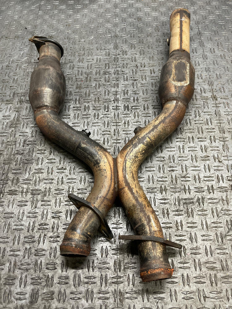 2003-04 Ford Mustang SVT Cobra Custom X-Pipe Catted Missing Pieces- DENTED 304
