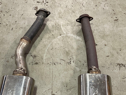1979-93 Ford Mustang 2.5" Cat Back w/ Kooks Mufflers- FOR SRA 304
