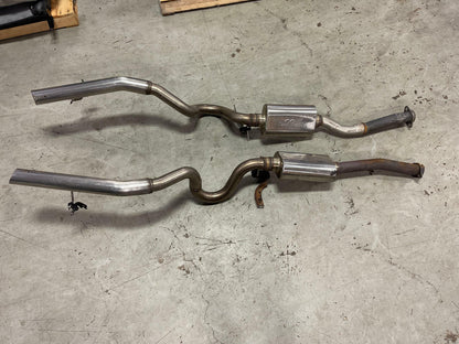 1979-93 Ford Mustang 2.5" Cat Back w/ Kooks Mufflers- FOR SRA 304