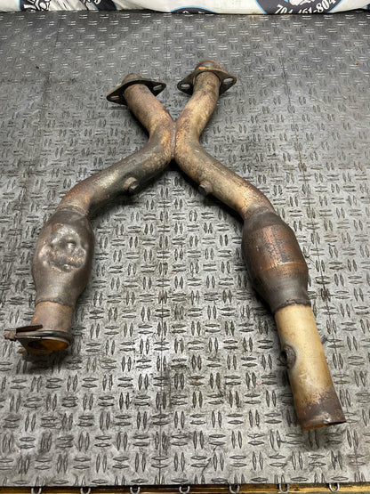 2003-04 Ford Mustang SVT Cobra Custom X-Pipe Catted Missing Pieces- DENTED 304