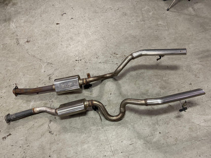 1979-93 Ford Mustang 2.5" Cat Back w/ Kooks Mufflers- FOR SRA 304