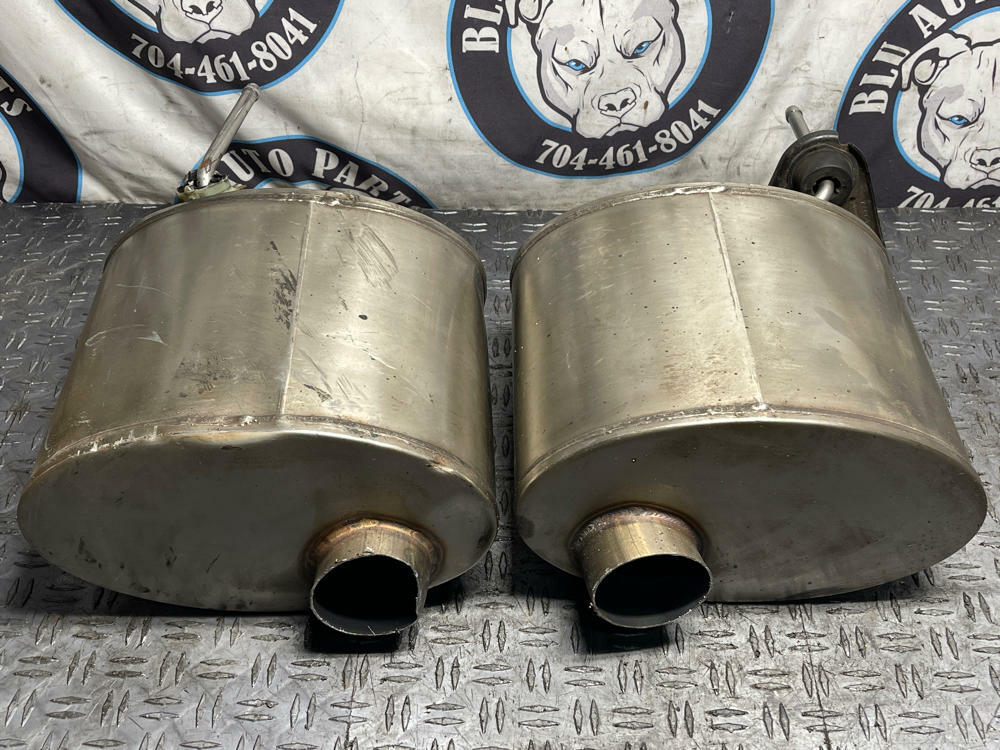 2018-23 Ford Mustang GT Corsa Muffler Pair- Mufflers Only, Slightly Dented 301