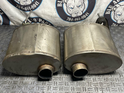 2018-23 Ford Mustang GT Corsa Muffler Pair- Mufflers Only, Slightly Dented 301