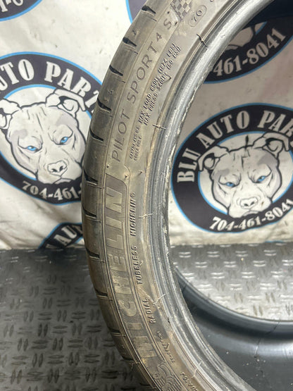 19" Michelin Pilot Sport 4S Front Tire- SEE DESC FOR SPECS 299