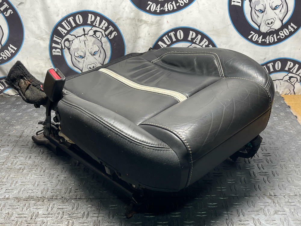 2011-14 Ford Mustang Premium Leather Driver LH Lower Seat & Track  294