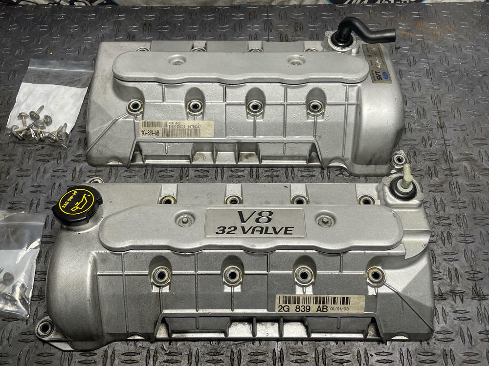 2003-04 Ford Mustang SVT Cobra Valve Covers 13K Miles 308