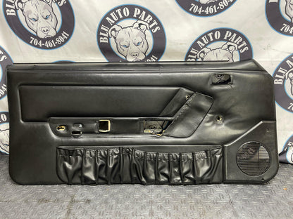 1987-93 Ford Mustang OEM Black Door Panels 304