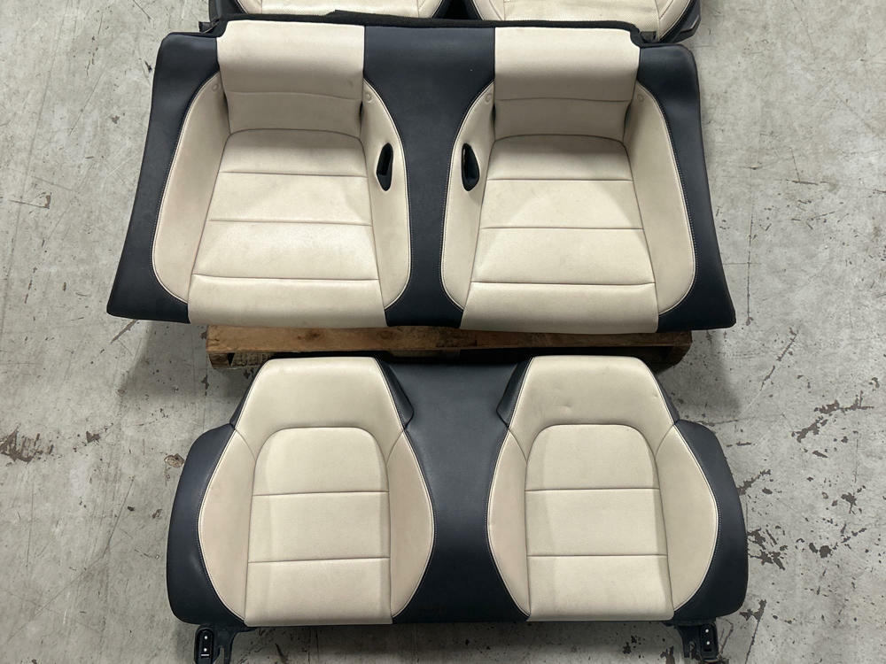 2015-23 Ford Mustang Convertible Leather Seats Front & Rear 312