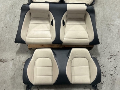 2015-23 Ford Mustang Convertible Leather Seats Front & Rear 312