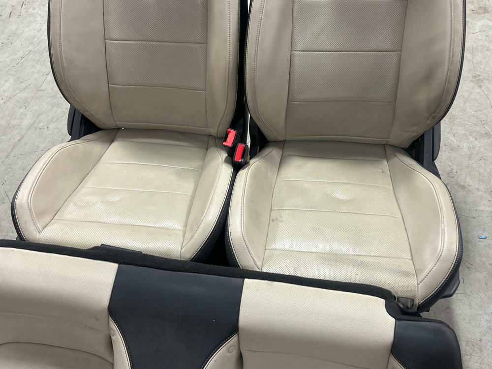 2015-23 Ford Mustang Convertible Leather Seats Front & Rear 312