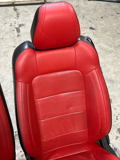 2018-23 Ford Mustang Show Stopper Red Interior Swap 310