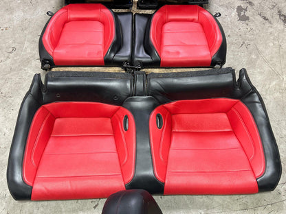 2018-23 Ford Mustang Show Stopper Red Interior Swap 310