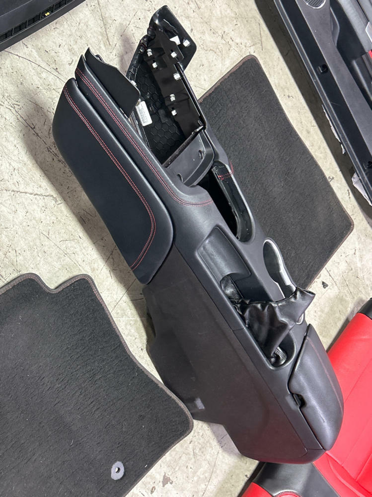 2018-23 Ford Mustang Show Stopper Red Interior Swap 310