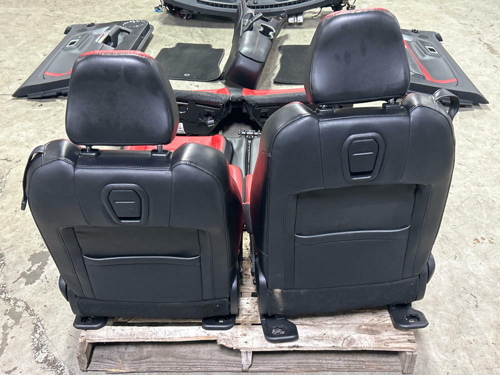 2018-23 Ford Mustang Show Stopper Red Interior Swap 310
