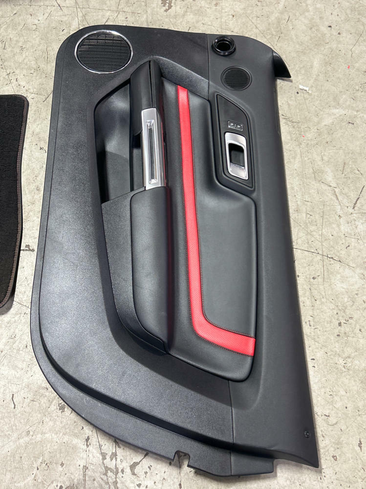 2018-23 Ford Mustang Show Stopper Red Interior Swap 310