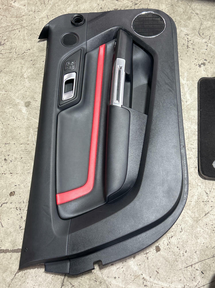 2018-23 Ford Mustang Show Stopper Red Interior Swap 310