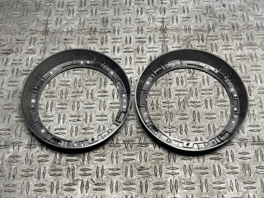 2011-14 Ford Mustang Premium Door Panel Speaker Chrome Ring Trim 294