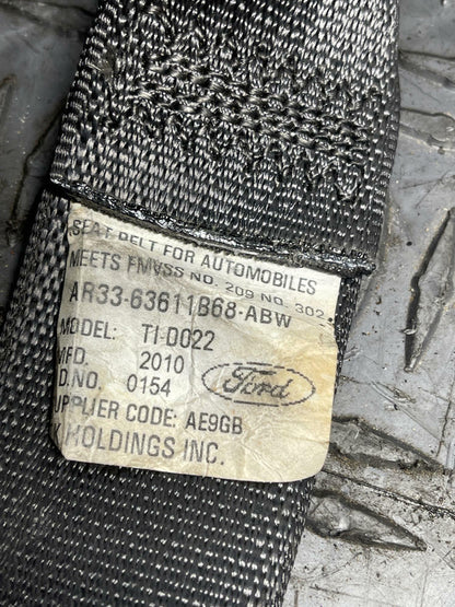 2011-14 Ford Mustang Rear Driver LH Seat Belt & Buckle- FOR COUPE 294