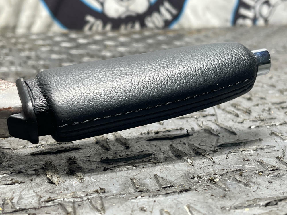 2018-23 Ford Mustang Leather Emergency Brake Handle Lever 56k Miles 310