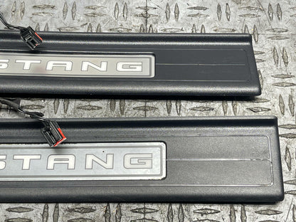 2018-23 Ford Mustang Illuminated Premium Door Sills LH RH 56k Miles 310