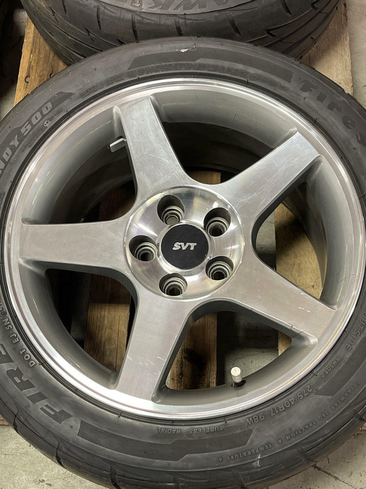 2003-04 Ford Mustang SVT Cobra Style 17x9 Wheels & Tires 314
