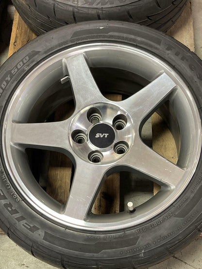 2003-04 Ford Mustang SVT Cobra Style 17x9 Wheels & Tires 314