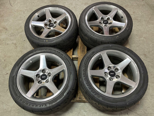 2003-04 Ford Mustang SVT Cobra Style 17x9 Wheels & Tires 314
