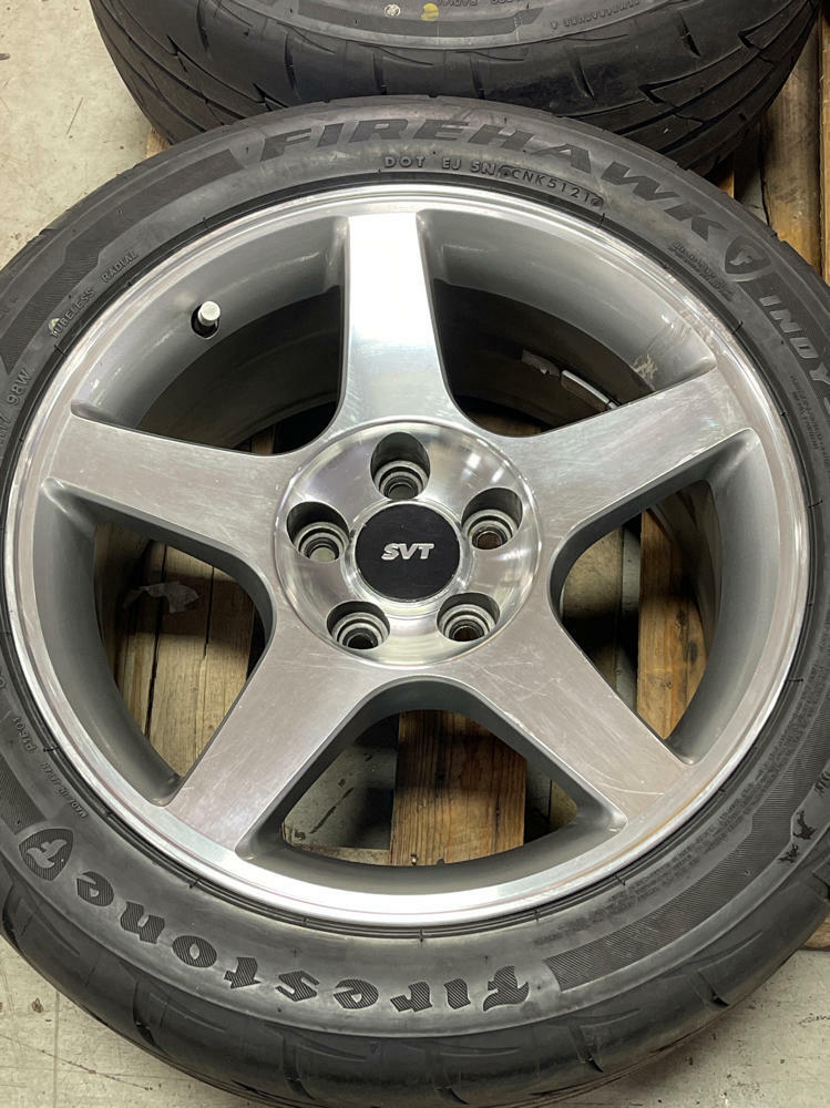 2003-04 Ford Mustang SVT Cobra Style 17x9 Wheels & Tires 314