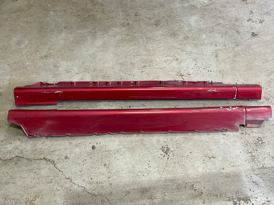 2003-04 Ford Mustang SVT Cobra Side Skirt Pair- Red Fire BA
