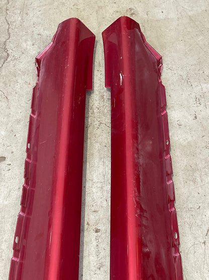 2003-04 Ford Mustang SVT Cobra Side Skirt Pair- Red Fire BA