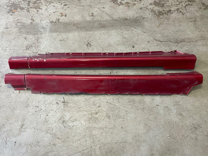 2003-04 Ford Mustang SVT Cobra Side Skirt Pair- Red Fire BA