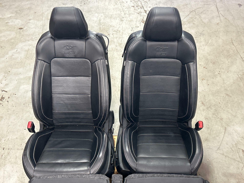2015 Ford Mustang Black Leather 50th Anniversary Seats (COUPE) 319