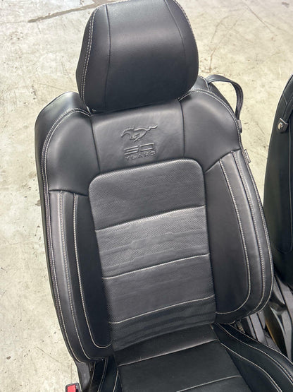 2015 Ford Mustang Black Leather 50th Anniversary Seats (COUPE) 319