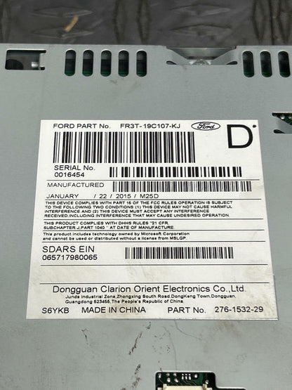 2015-17 Ford Mustang Sync 2 Kit 319