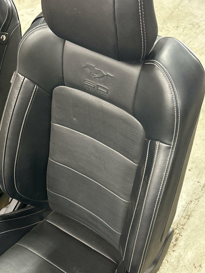 2015 Ford Mustang Black Leather 50th Anniversary Seats (COUPE) 319