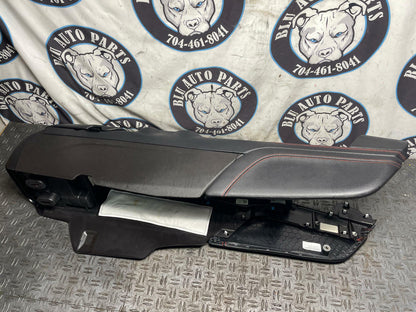 2018-23 Ford Mustang GT Premium Leather Center Console- Red Stitching 310