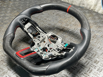 2015-23 Ford Mustang Aftermarket Carbon Fiber Steering Wheel