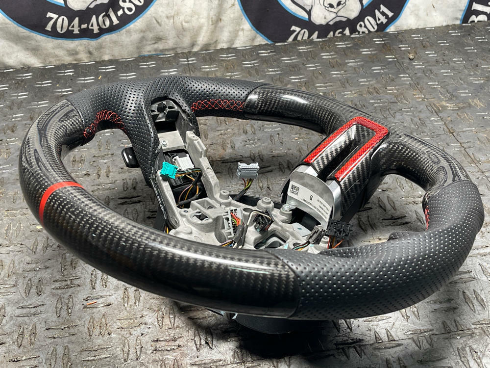 2015-23 Ford Mustang Aftermarket Carbon Fiber Steering Wheel