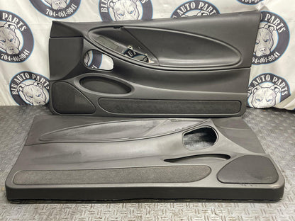 2003-04 Ford Mustang SVT Cobra OEM Dark Charcoal Door Panels Pair 318