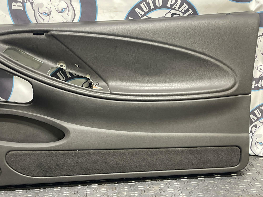 2003-04 Ford Mustang SVT Cobra OEM Dark Charcoal Door Panels Pair 318