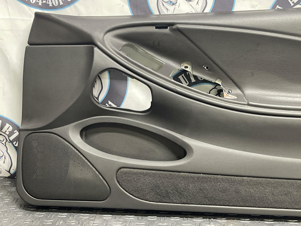 2003-04 Ford Mustang SVT Cobra OEM Dark Charcoal Door Panels Pair 318